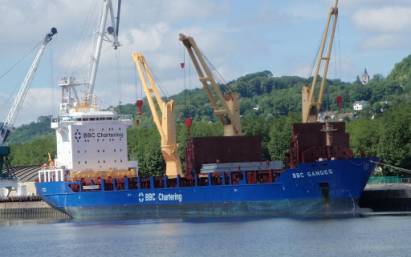 Christening of BBC Ganges at the Quai de l'Ouest