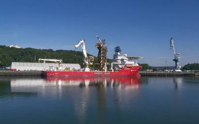 M/V Deep Star en escale à Rouen